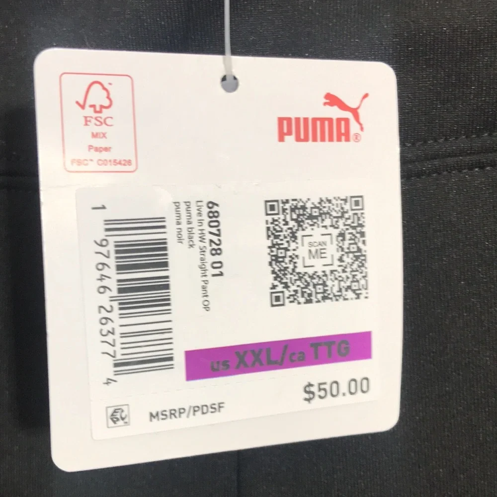 NEW‎ Puma Black Track Pants